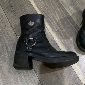 Vintage Harley Davidson boots.